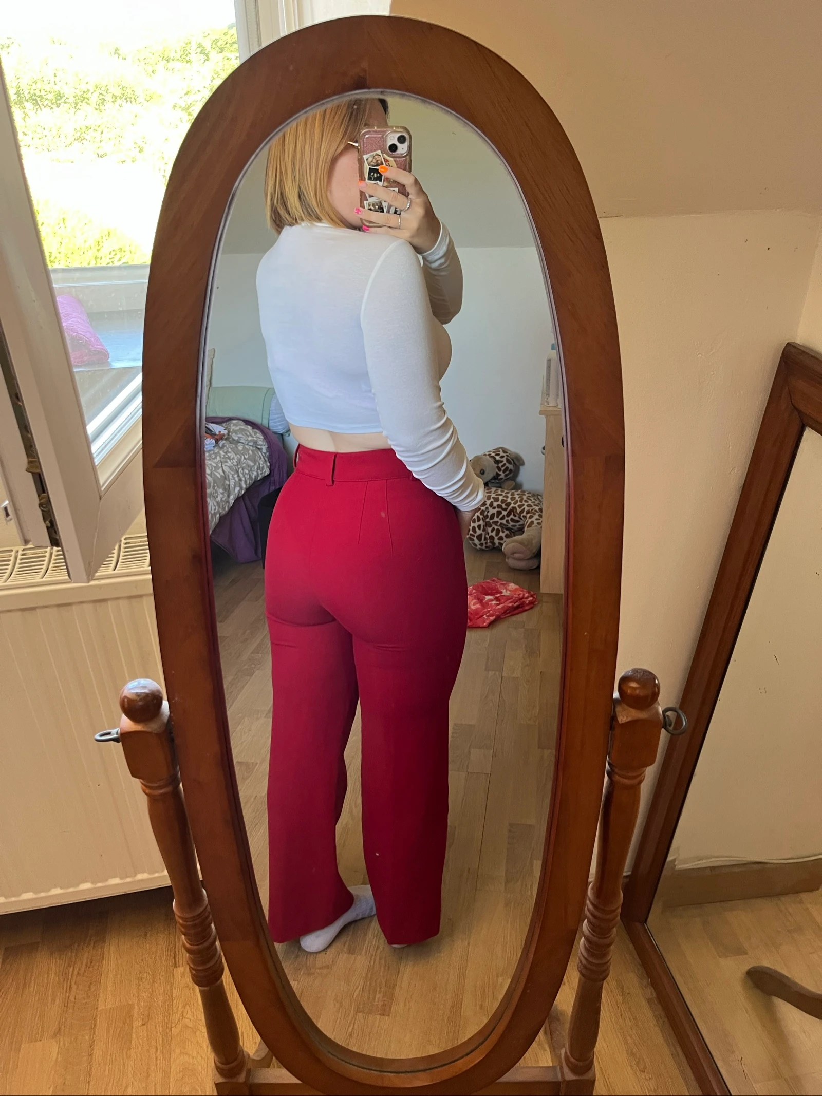 Zara red pants – photo 2